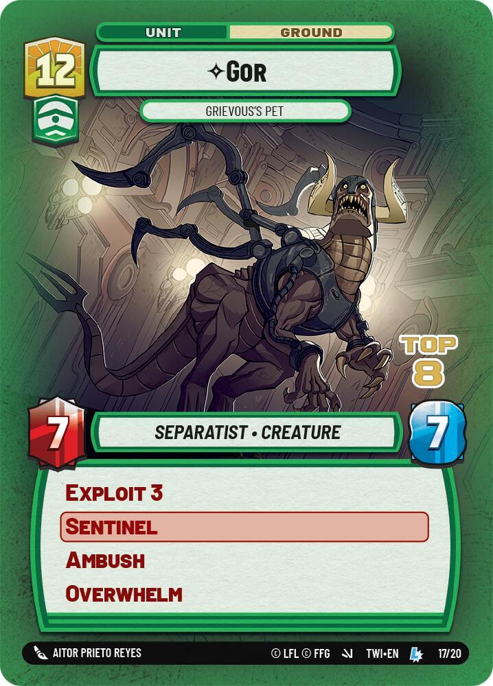 Gor - Grievous's Pet (Top 8) (17/20) [Organized Play Promos]