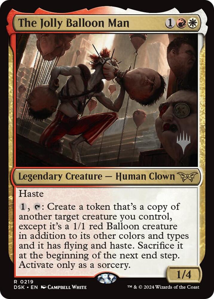 The Jolly Balloon Man (219) [Duskmourn: House of Horror Promos]