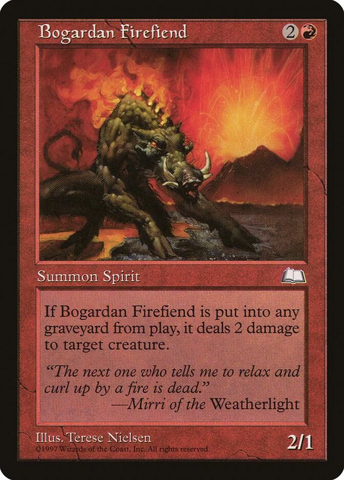 Bogardan Firefiend (91) [Weatherlight]