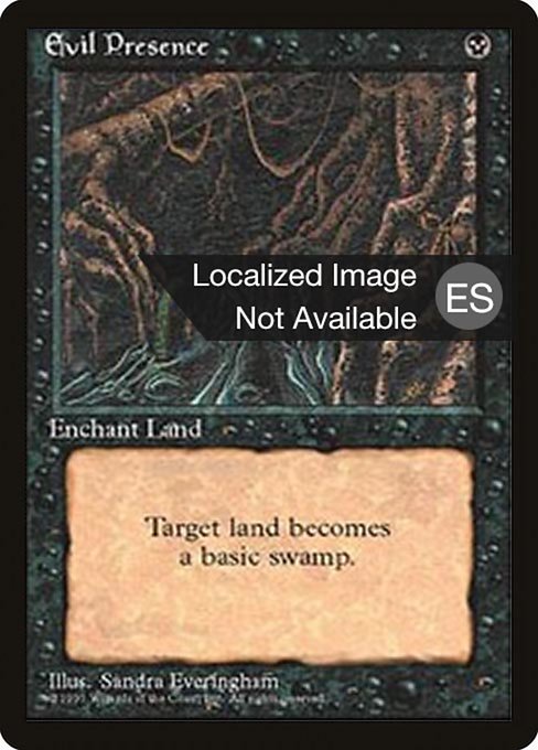 Evil Presence (136) [Fourth Edition Foreign Black Border]