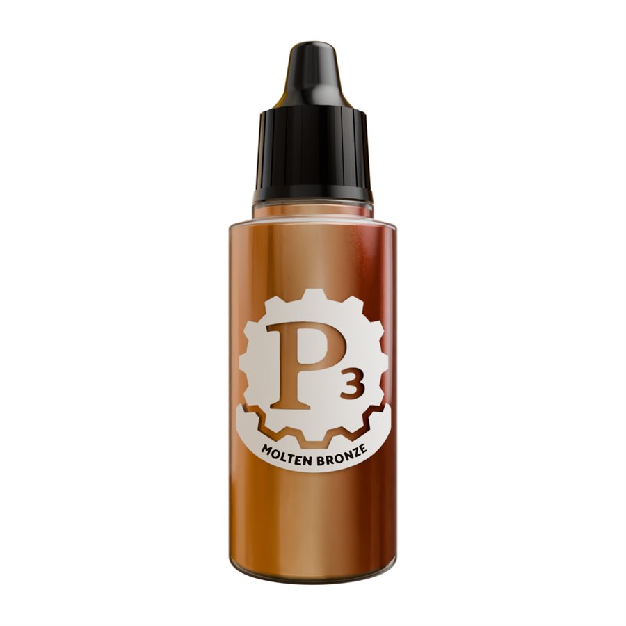 P3 Paints: Metallics: Molten Bronze