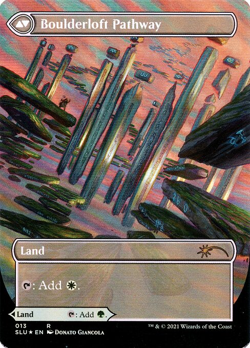 Branchloft Pathway (Borderless) (13) [Secret Lair Series] [Borderless] Reverse