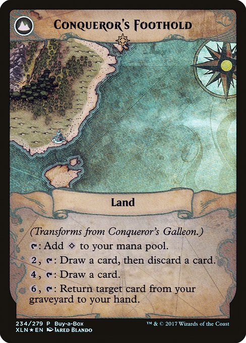 Conqueror's Galleon (234) [Buy-A-Box Promos] Reverse