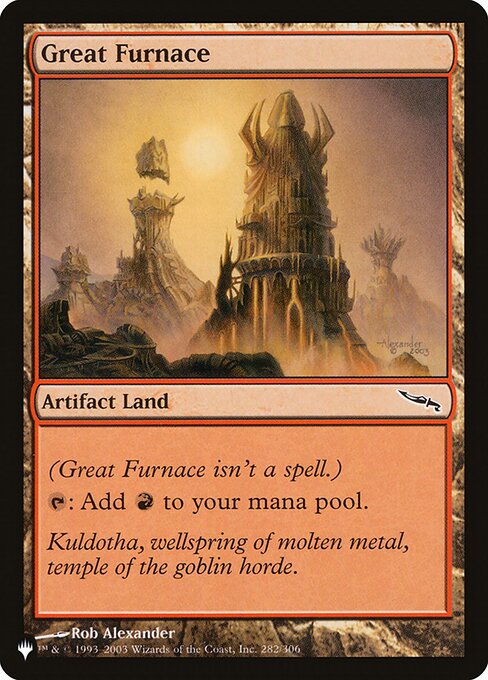 Great Furnace (MRD-282) [The List]