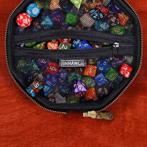 ENHANCE: Dice Case and Tray - Black