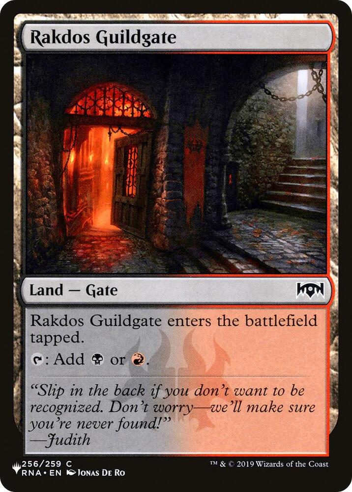 Rakdos Guildgate (256) (256/259) [The List]