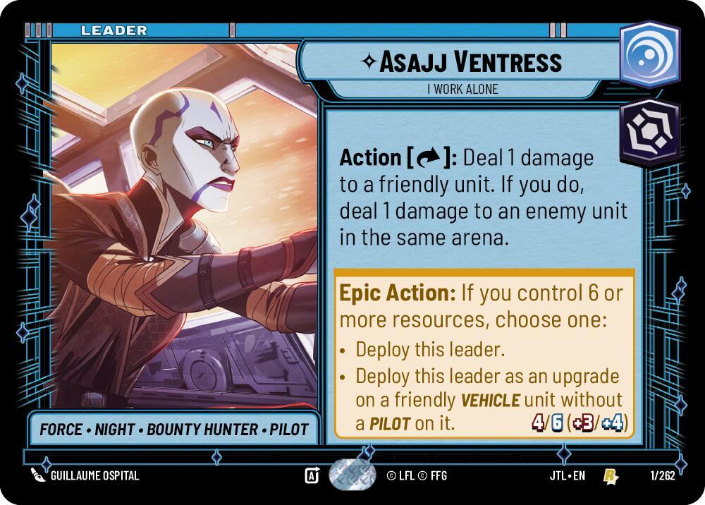 Asajj Ventress - I Work Alone (001/262) [Jump to Lightspeed]