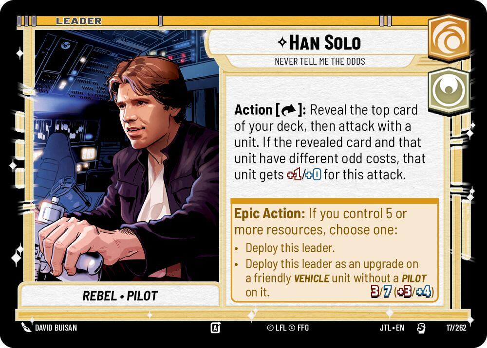 Han Solo - Never Tell Me the Odds (017/262) [Jump to Lightspeed]