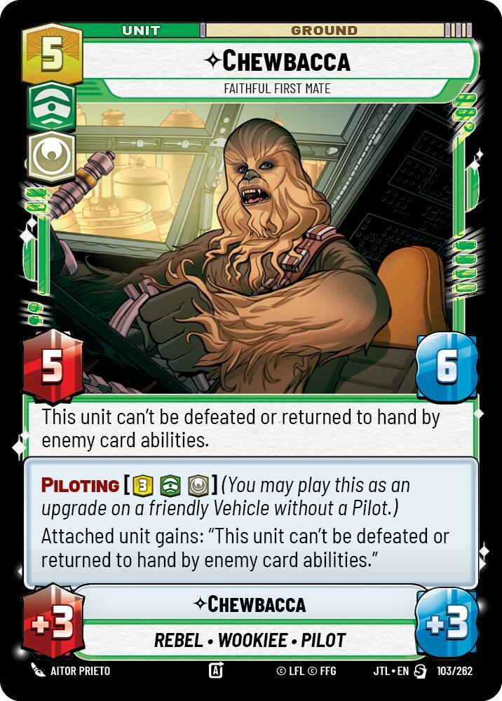 Chewbacca - Faithful First Mate (103/262) [Jump to Lightspeed]