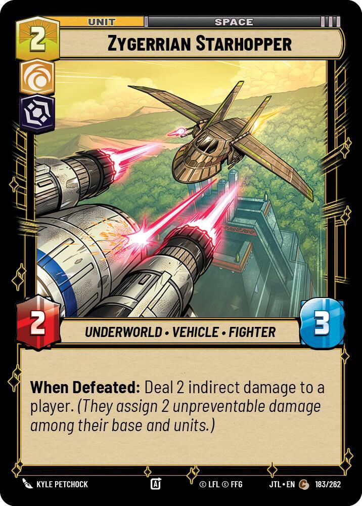 Zygerrian Starhopper (183/262) [Jump to Lightspeed]