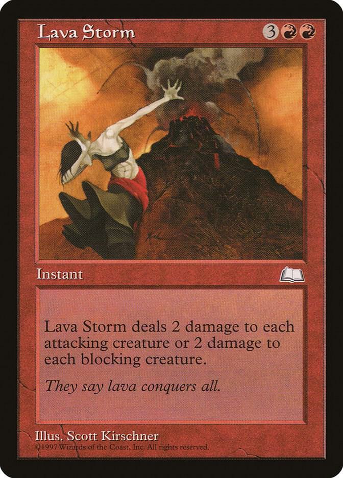 Lava Storm (110) [Weatherlight]