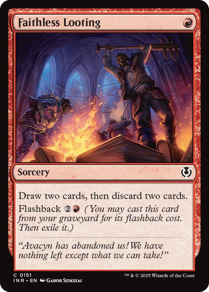 Faithless Looting (151) [Innistrad Remastered]