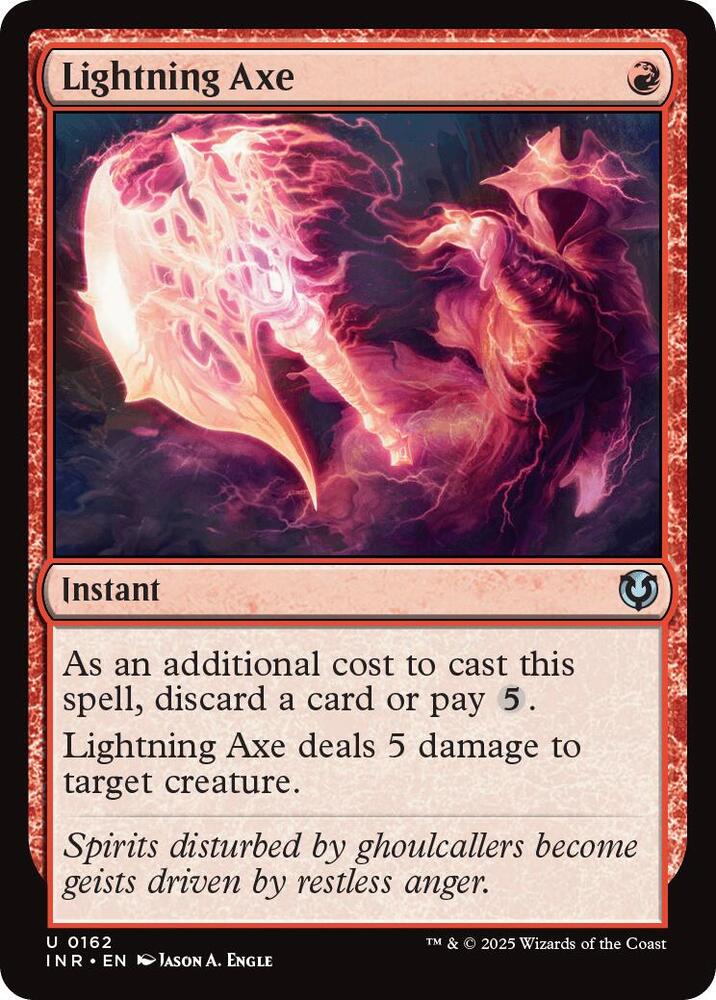 Lightning Axe (162) [Innistrad Remastered]