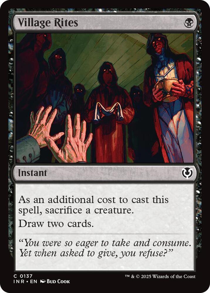 Village Rites (137) [Innistrad Remastered]