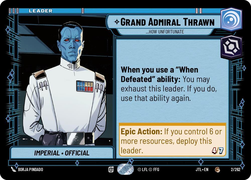 Grand Admiral Thrawn - ...How Unfortunate (002/262) [Jump to Lightspeed]