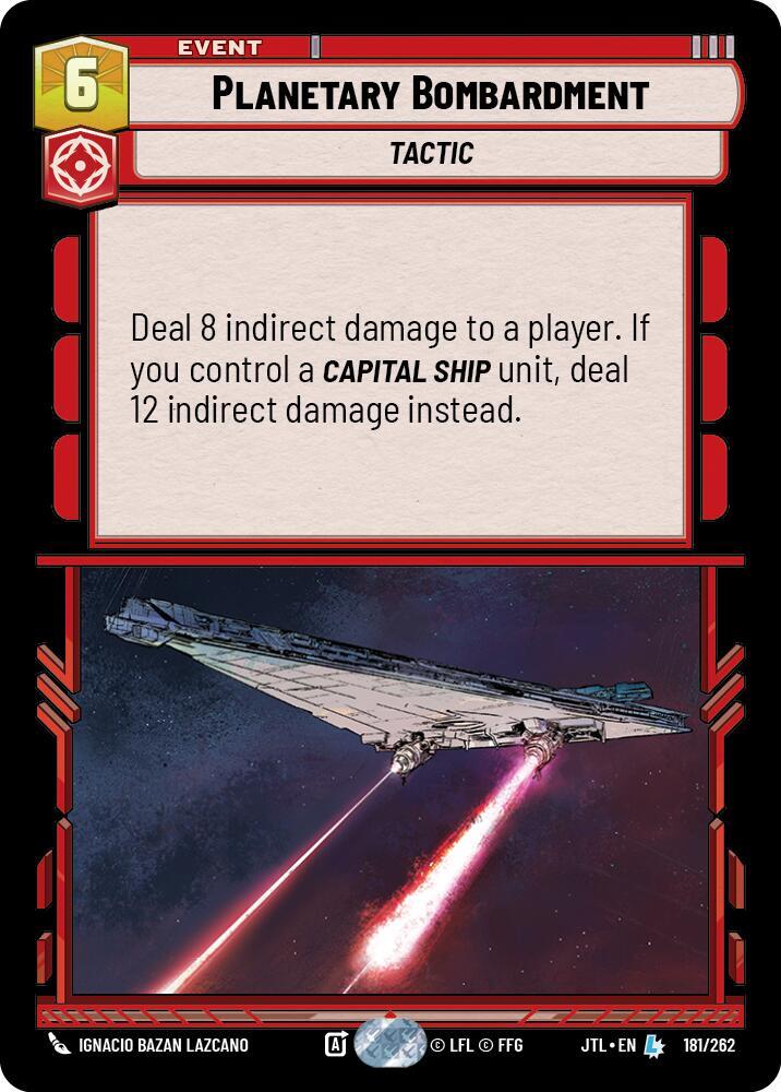 Planetary Bombardment (181/262) [Jump to Lightspeed]
