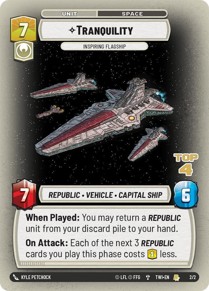 Tranquility - Inspiring Flagship (Top 4) (2/2) [Organized Play Promos]