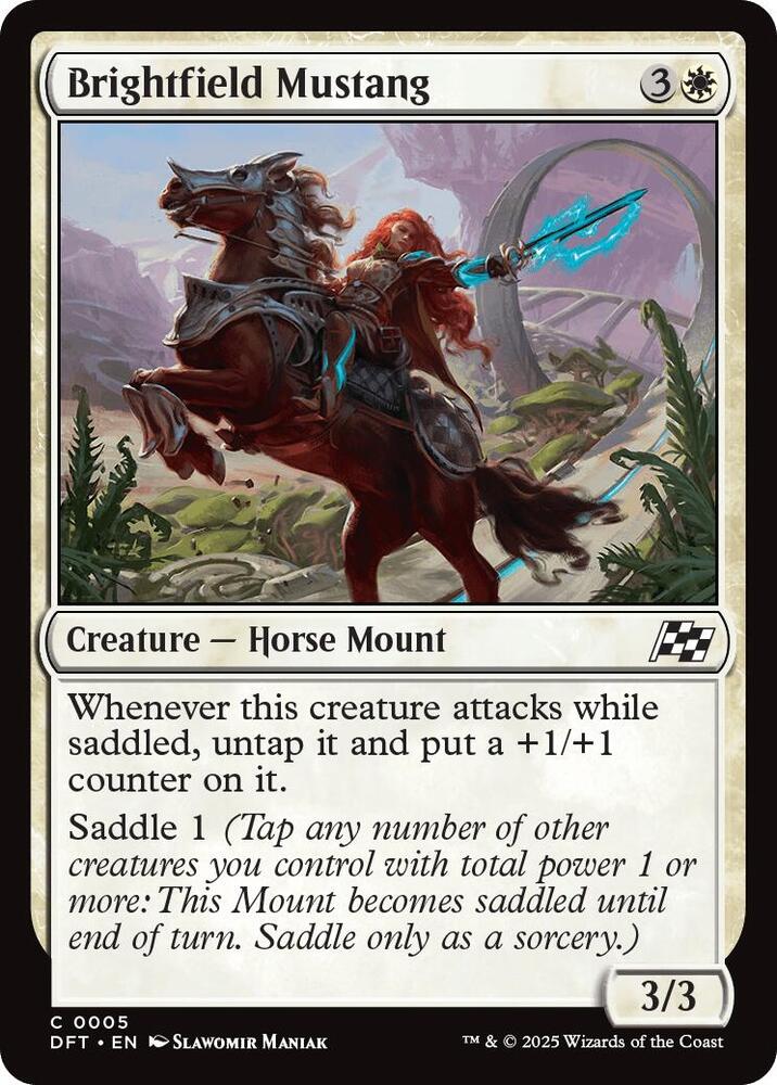 Brightfield Mustang (5) [Aetherdrift]