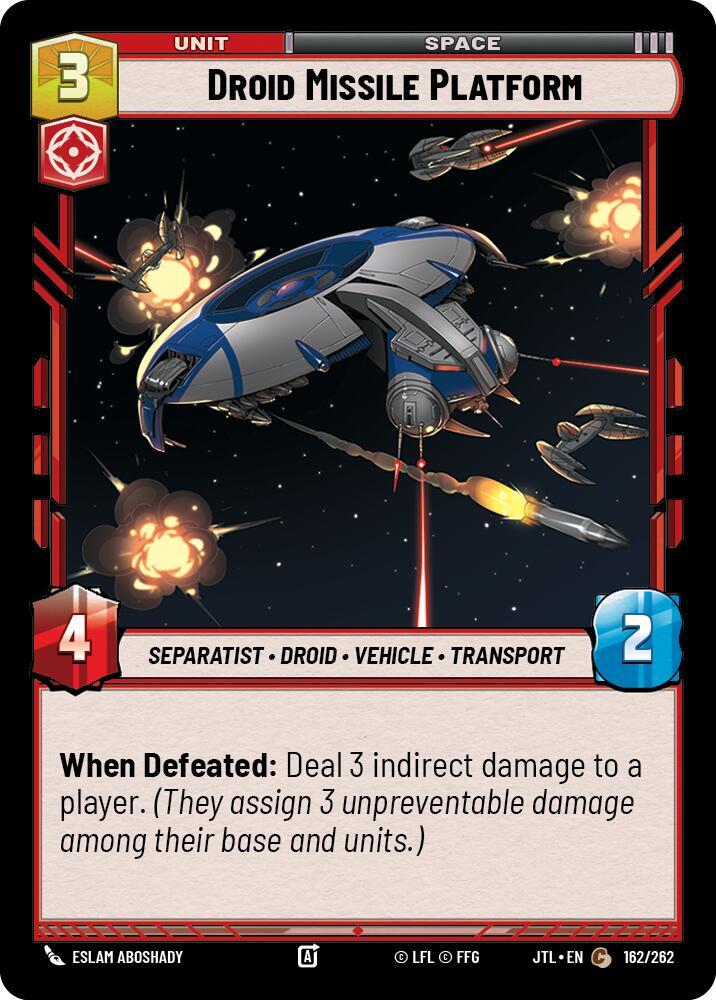Droid Missile Platform (162/262) [Jump to Lightspeed]