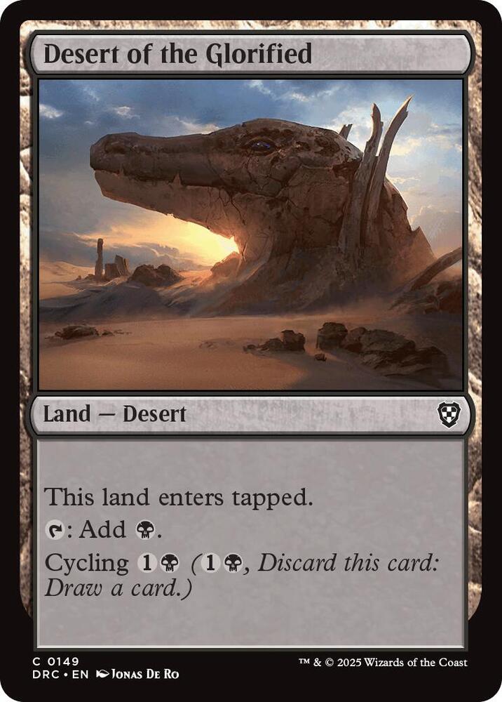 Desert of the Glorified (149) [Aetherdrift Commander]