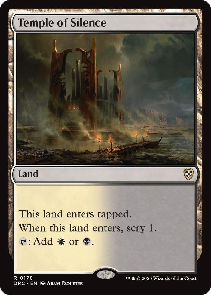 Temple of Silence (178) [Aetherdrift Commander]