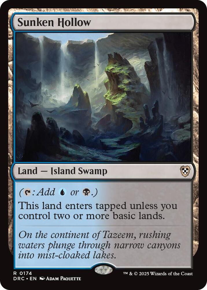 Sunken Hollow (174) [Aetherdrift Commander]