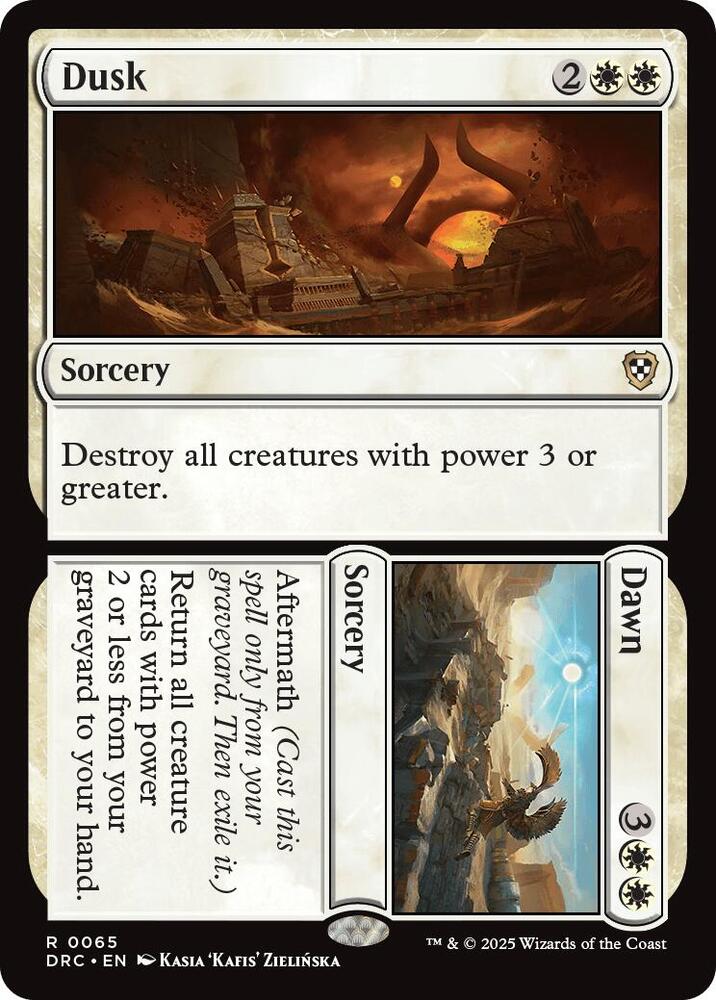 Dusk // Dawn (65) [Aetherdrift Commander]