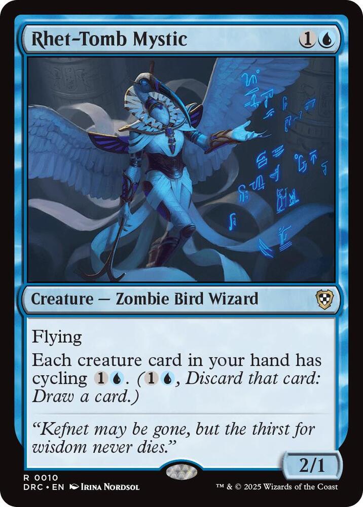 Rhet-Tomb Mystic (10) [Aetherdrift Commander]