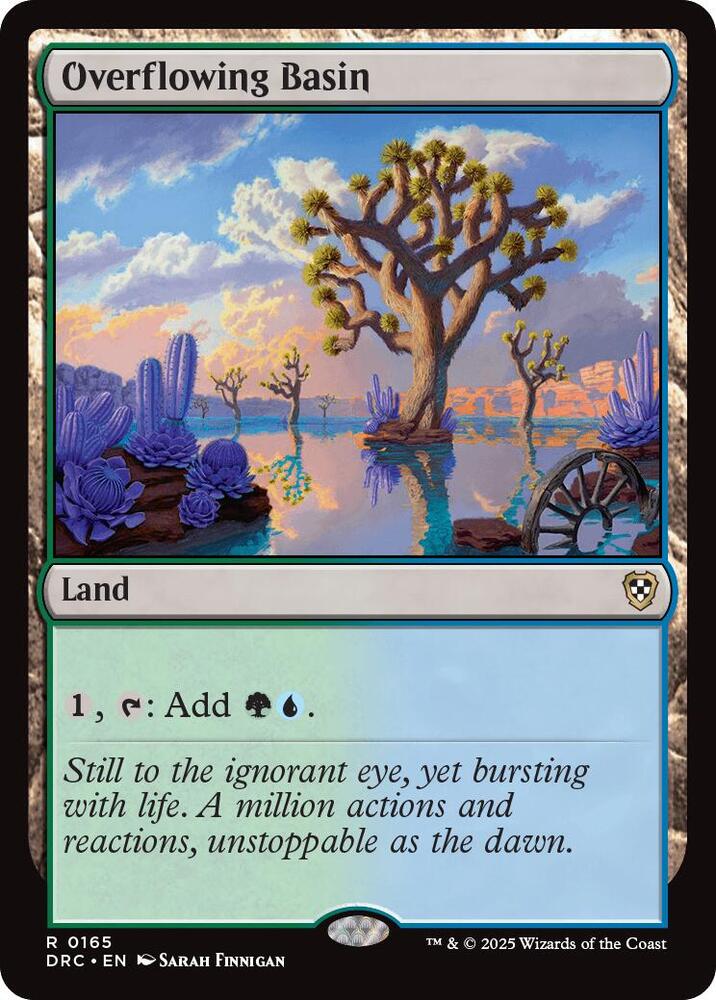 Overflowing Basin (165) [Aetherdrift Commander]