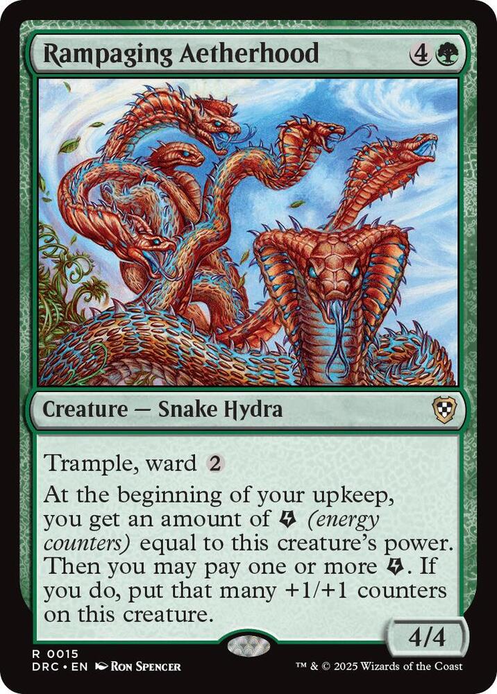 Rampaging Aetherhood (15) [Aetherdrift Commander]