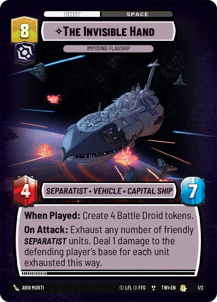 The Invisible Hand - Imposing Flagship (1/2) [Organized Play Promos]