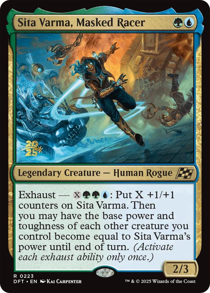 Sita Varma, Masked Racer (223) [Prerelease Cards]