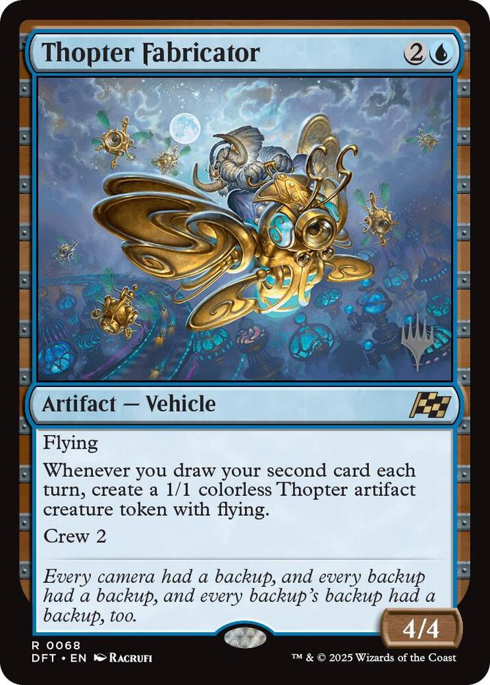 Thopter Fabricator (68) [Aetherdrift Promos]