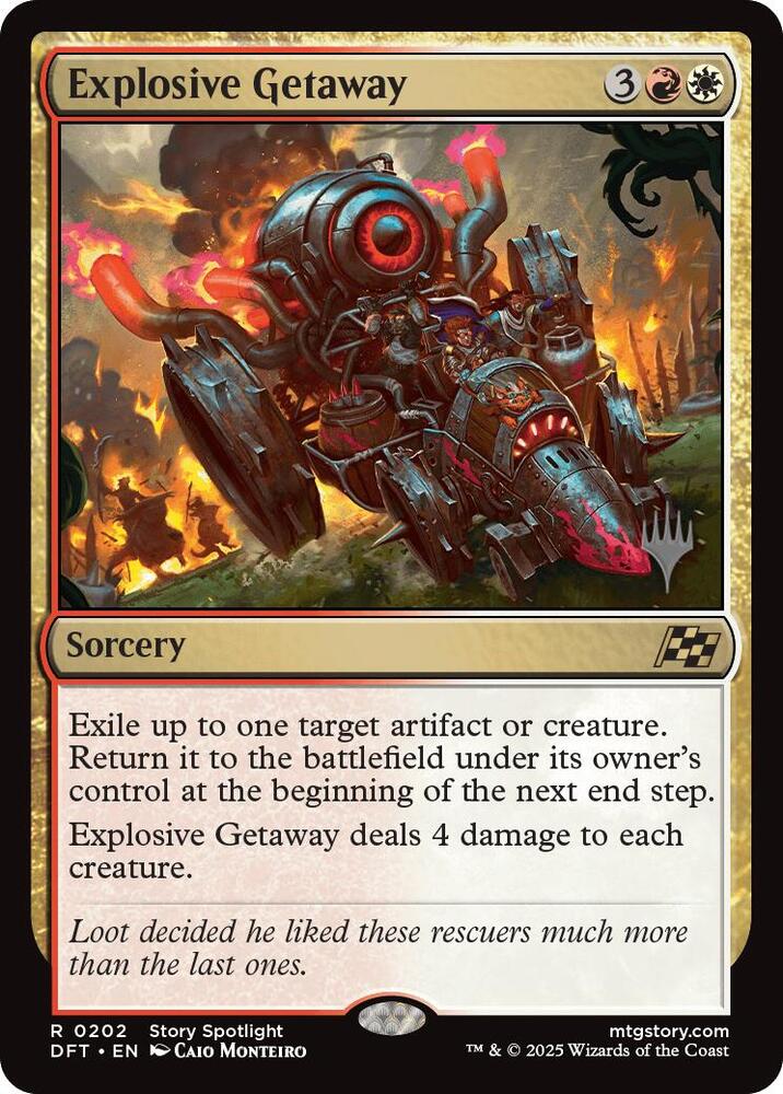 Explosive Getaway (202) [Aetherdrift Promos]