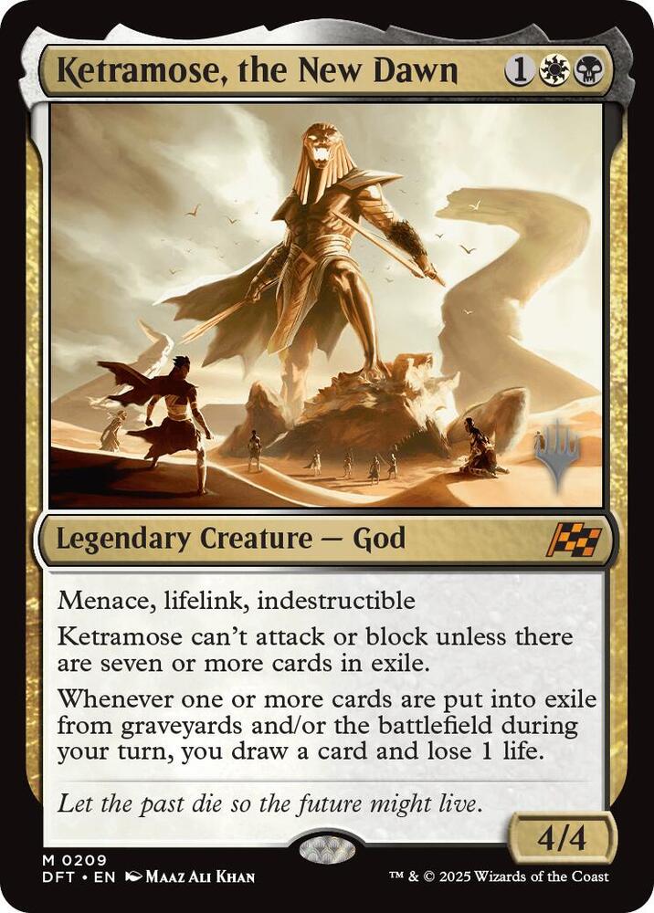 Ketramose, the New Dawn (209) [Aetherdrift Promos]