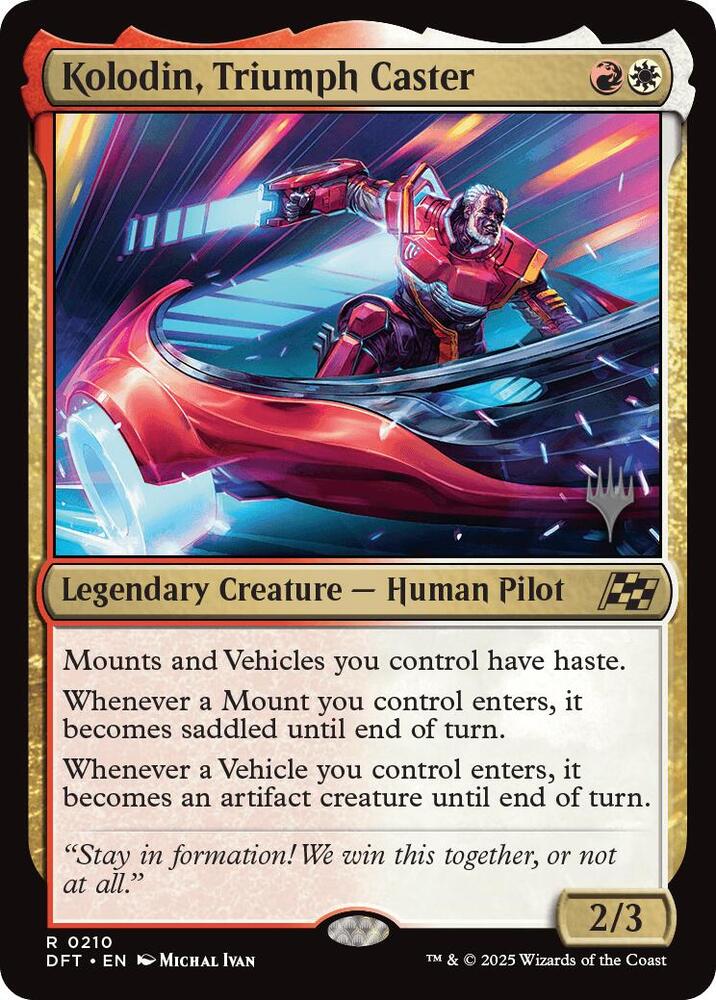 Kolodin, Triumph Caster (210) [Aetherdrift Promos]