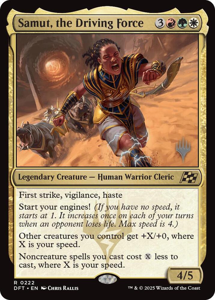 Samut, the Driving Force (222) [Aetherdrift Promos]