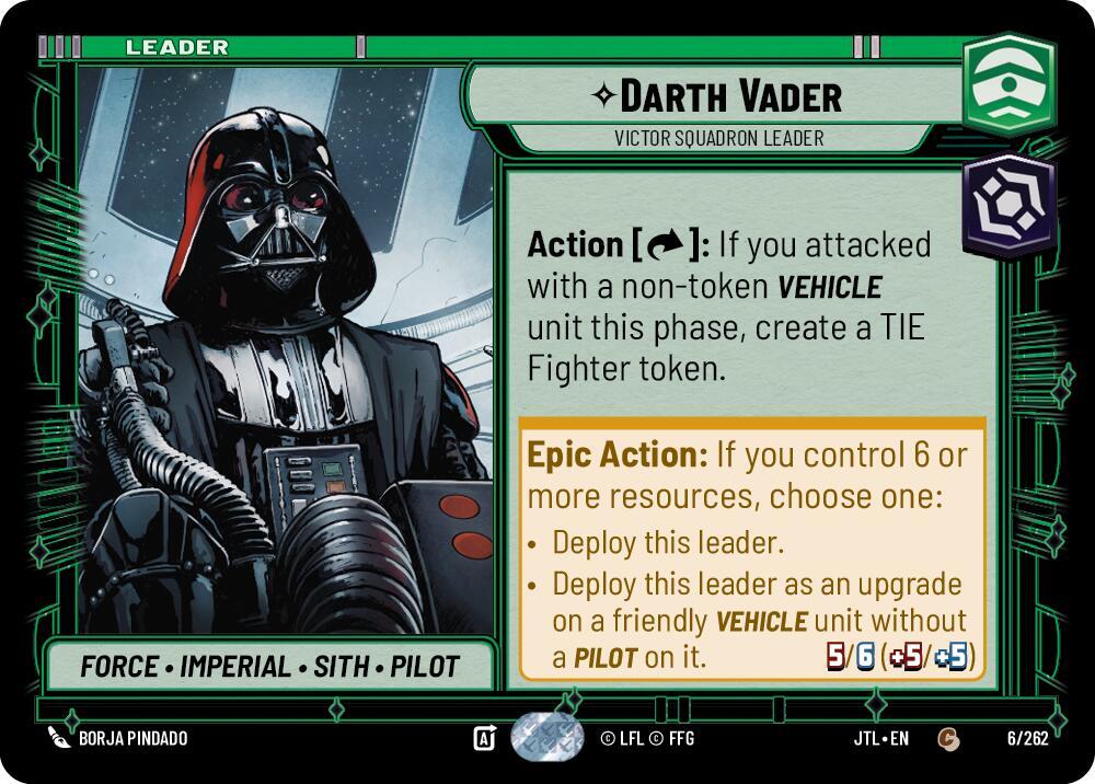 Darth Vader - Victor Squadron Leader (006/262) [Jump to Lightspeed]