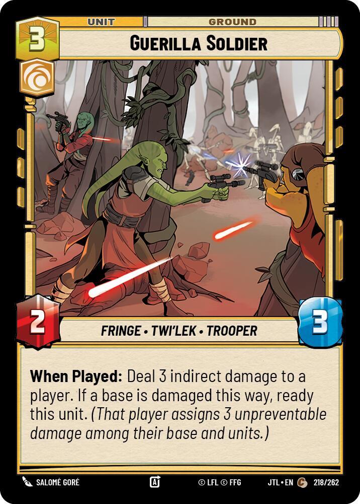 Guerilla Soldier (218/262) [Jump to Lightspeed]