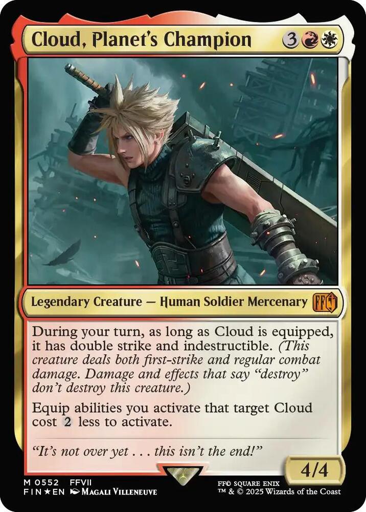 Cloud, Planet's Champion (552) [Final Fantasy]
