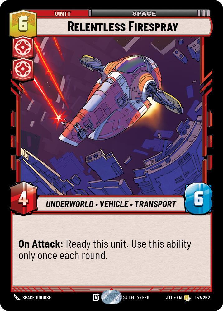 Relentless Firespray (157/262) [Jump to Lightspeed]