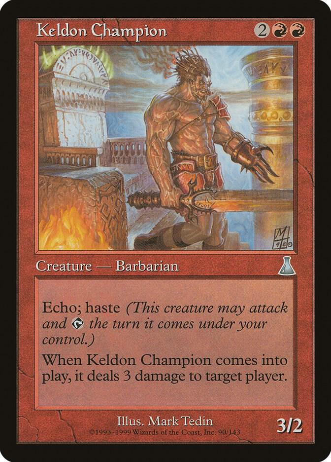 Keldon Champion (90) [Urza's Destiny]