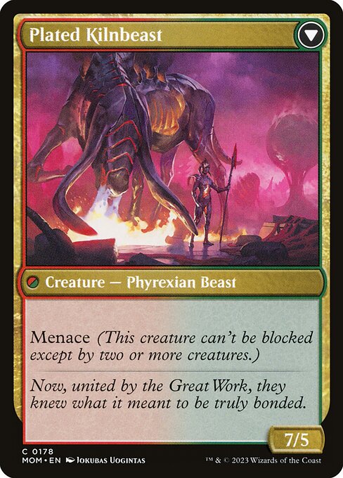 Bonded Herdbeast (178) [March of the Machine] Reverse