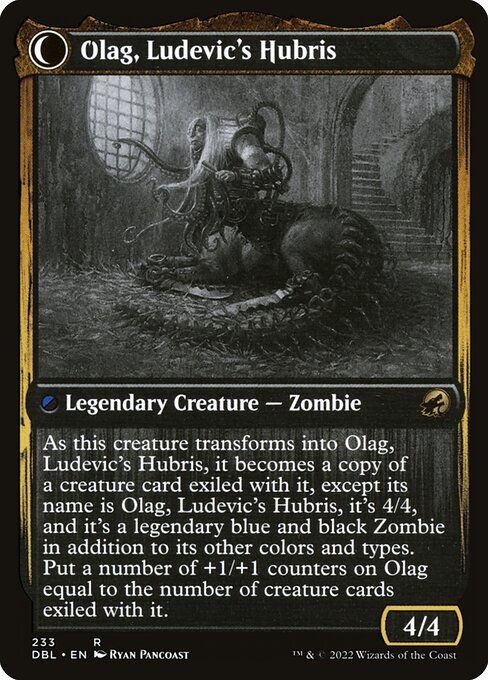 Ludevic, Necrogenius (233) [Innistrad: Double Feature] Reverse