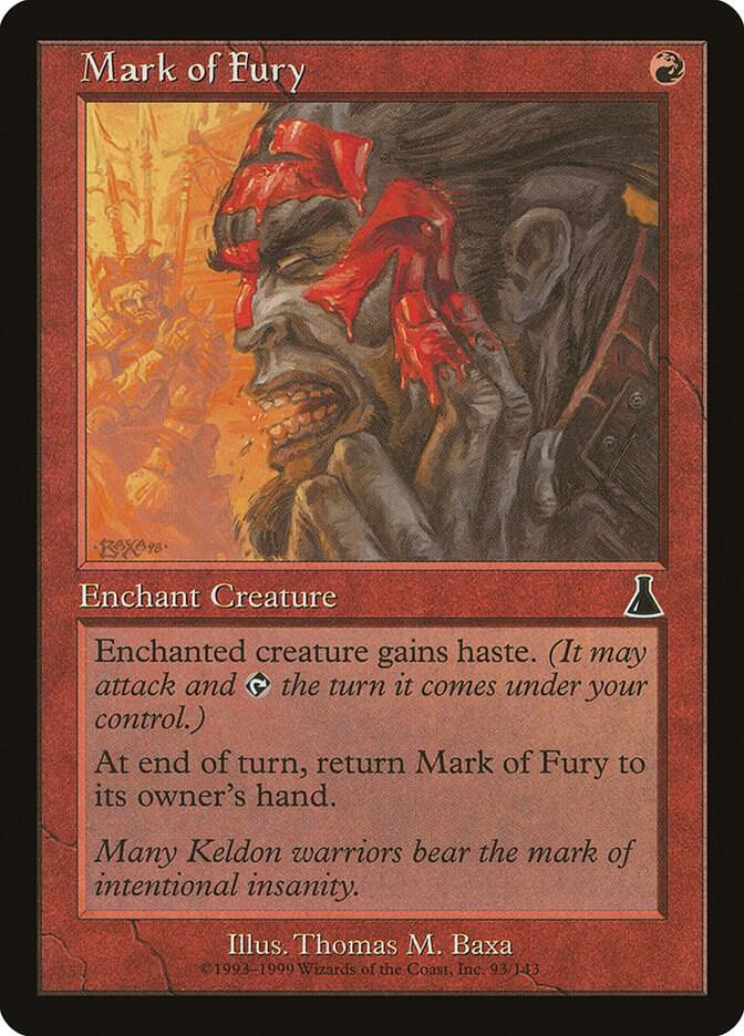 Mark of Fury (93) [Urza's Destiny]