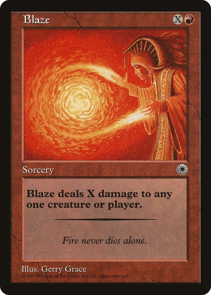Blaze (Flavor Text) (118) [Portal]