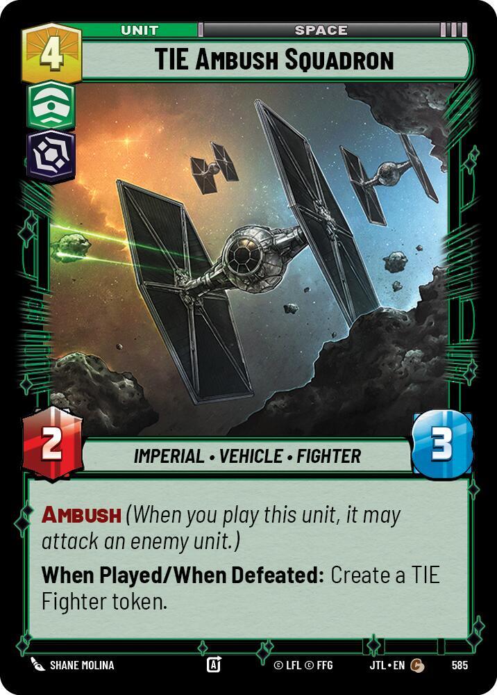 TIE Ambush Squadron (Foil) (585) [Jump to Lightspeed]