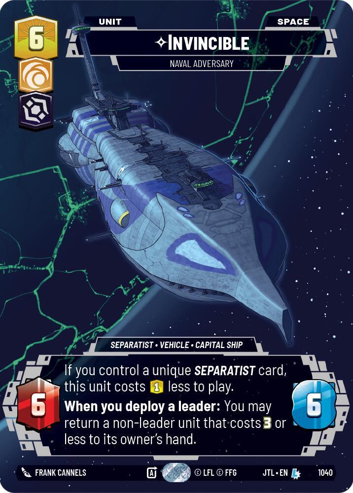 Invincible - Naval Adversary (Prestige) (1040) [Jump to Lightspeed]