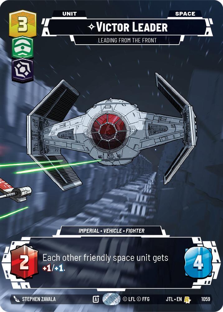Victor Leader - Leading from the Front (Prestige Foil) (1059) [Jump to Lightspeed]