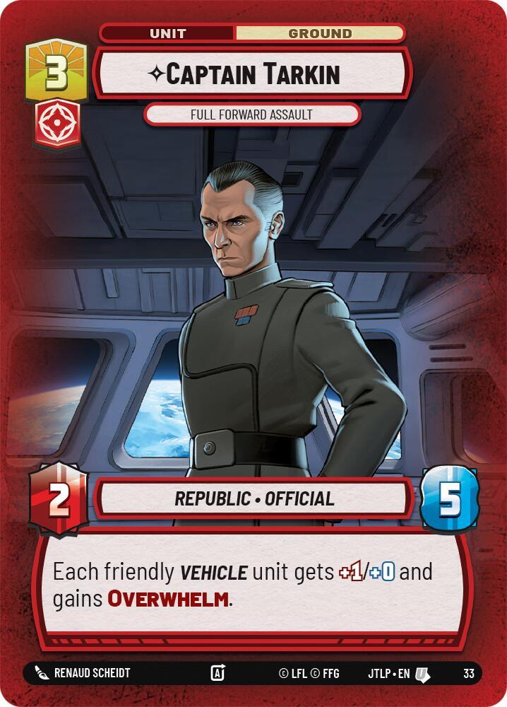 Captain Tarkin - Full Forward Assault (Foil) (33) [Jump to Lightspeed Weekly Play Promos]